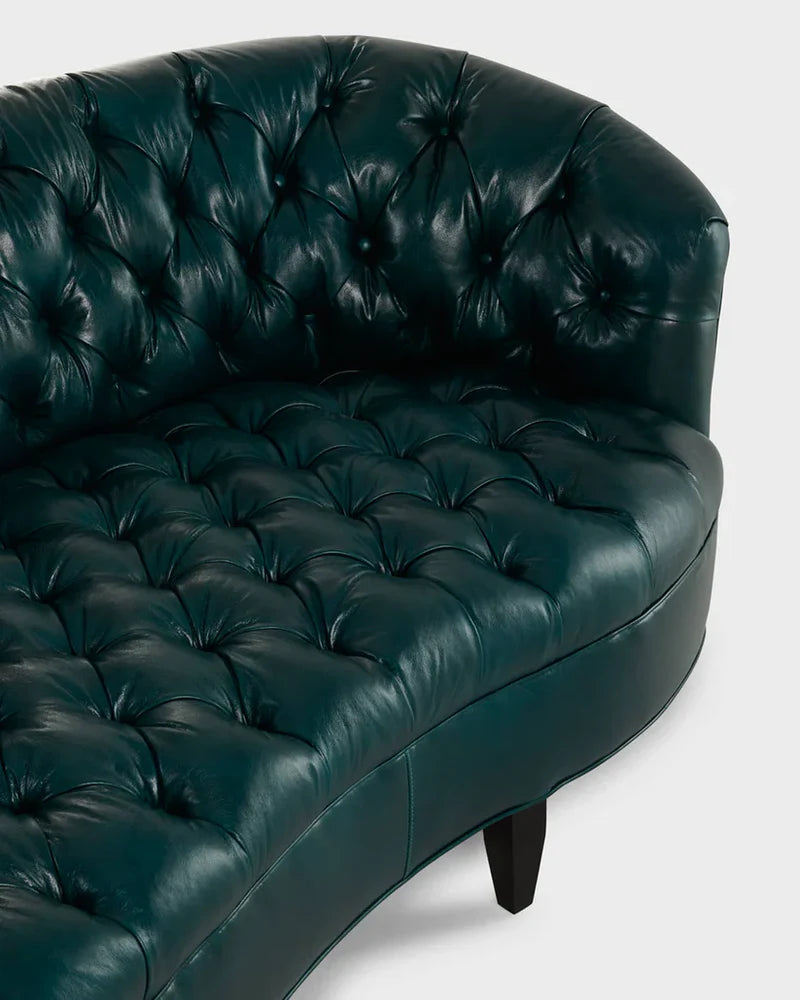 The Quiet Emerald Sofa
