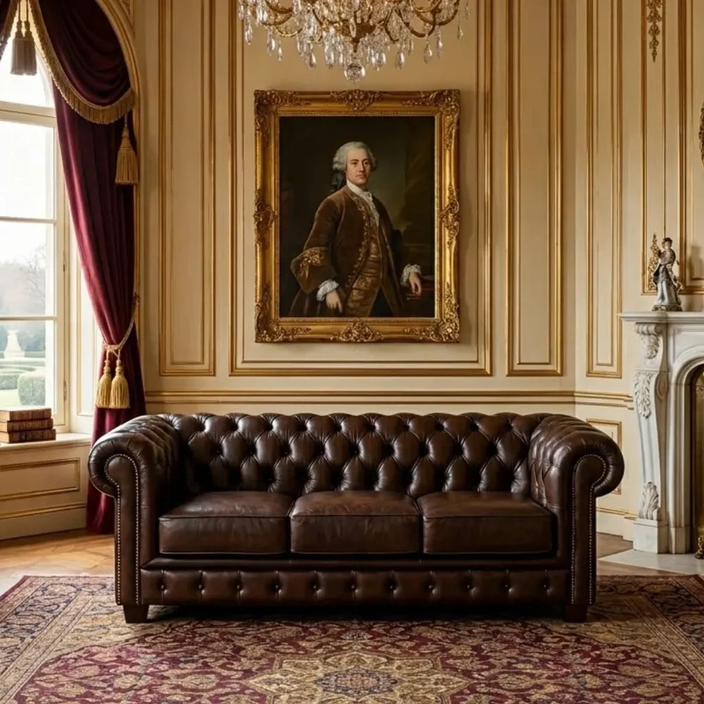 The Settled Hide Sofa