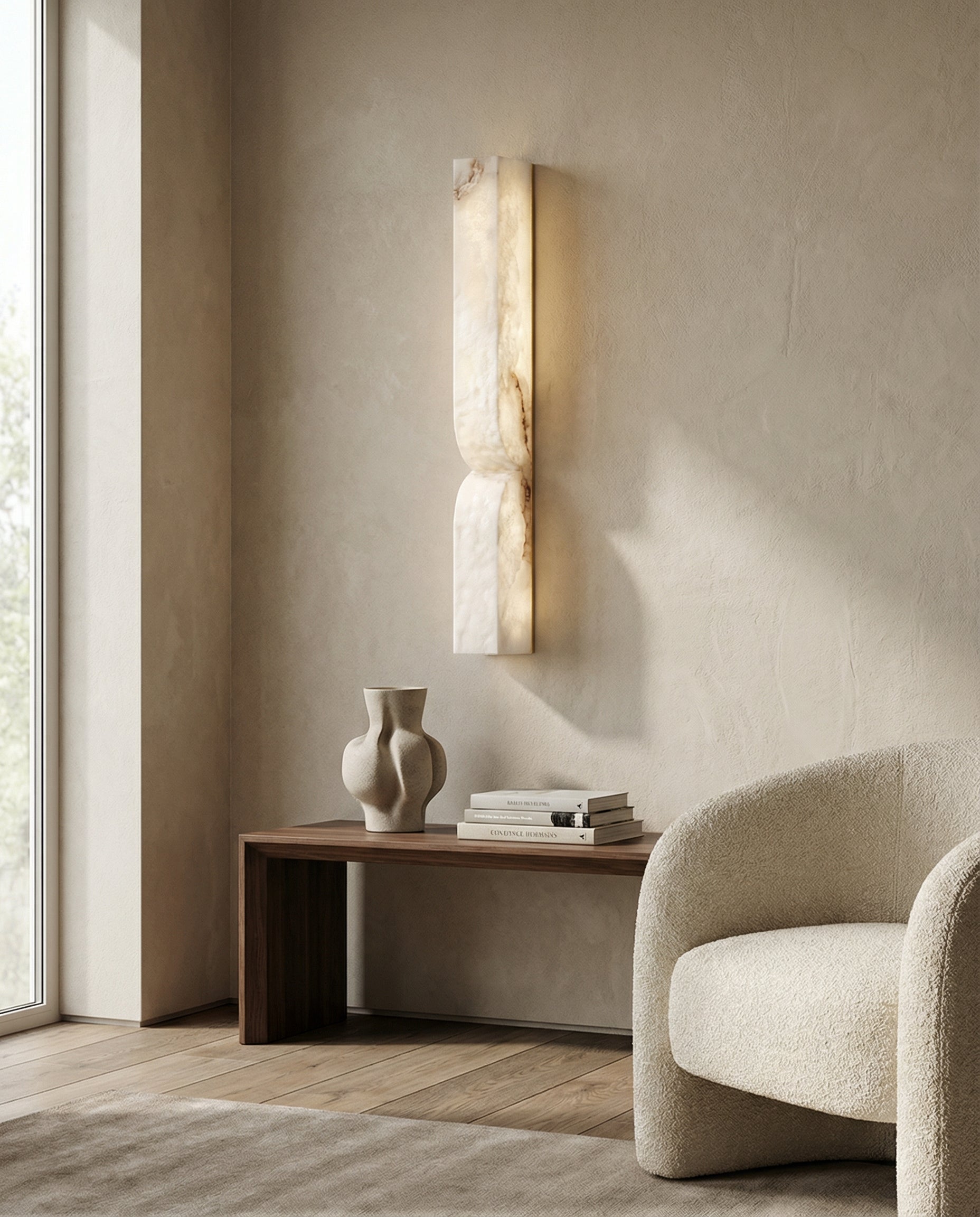Averra Dual Stone Wall Light