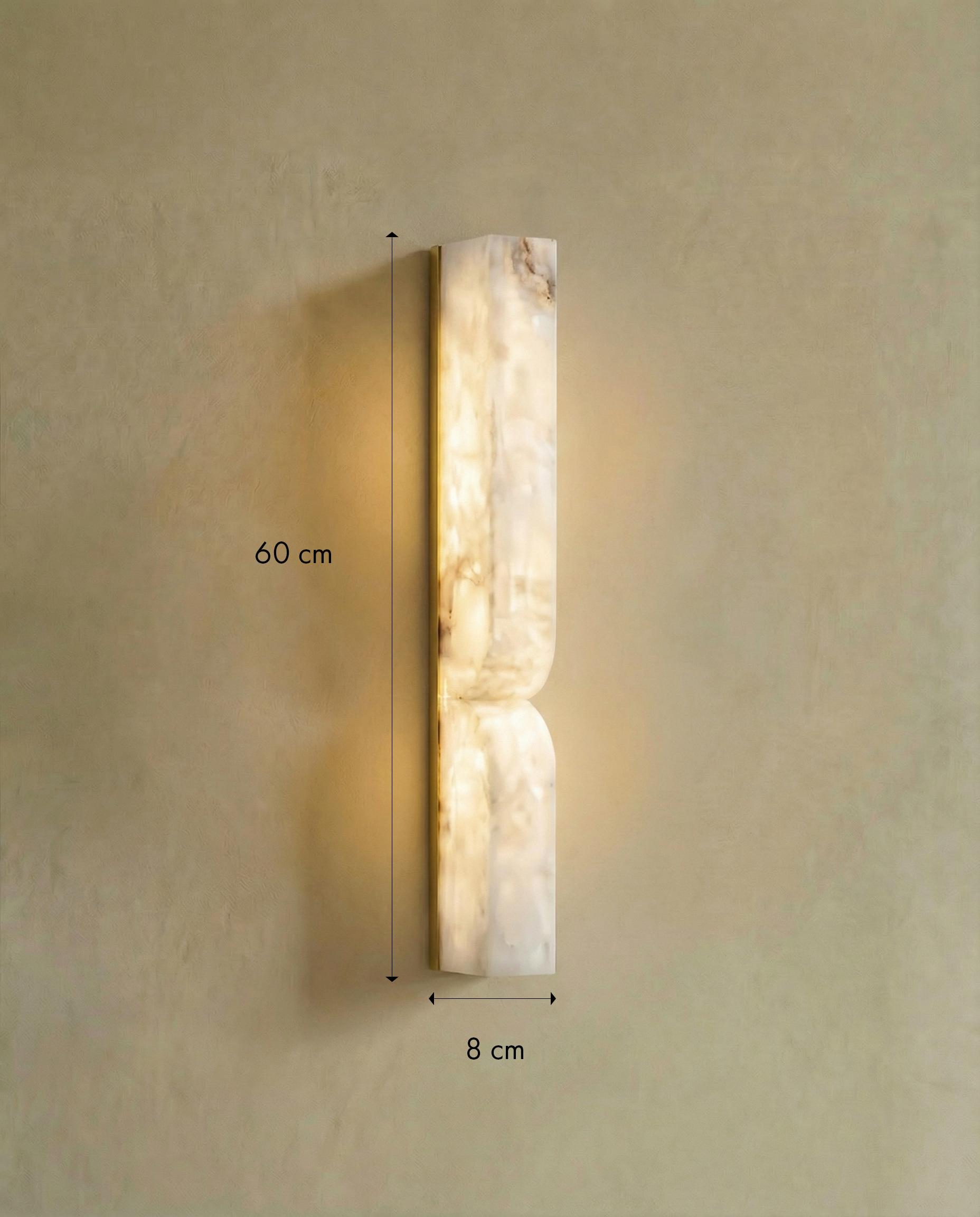 Averra Dual Stone Wall Light