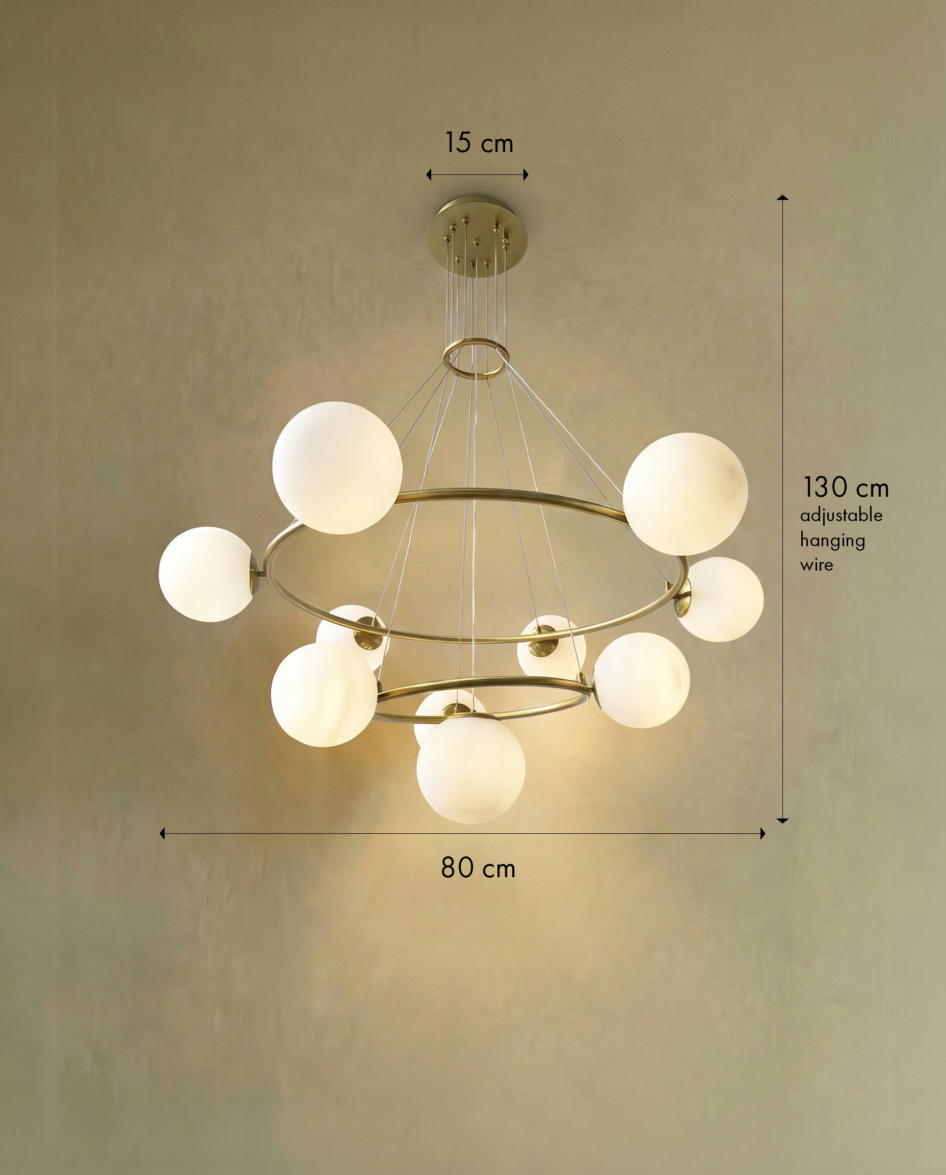 Orvane Ring Chandelier