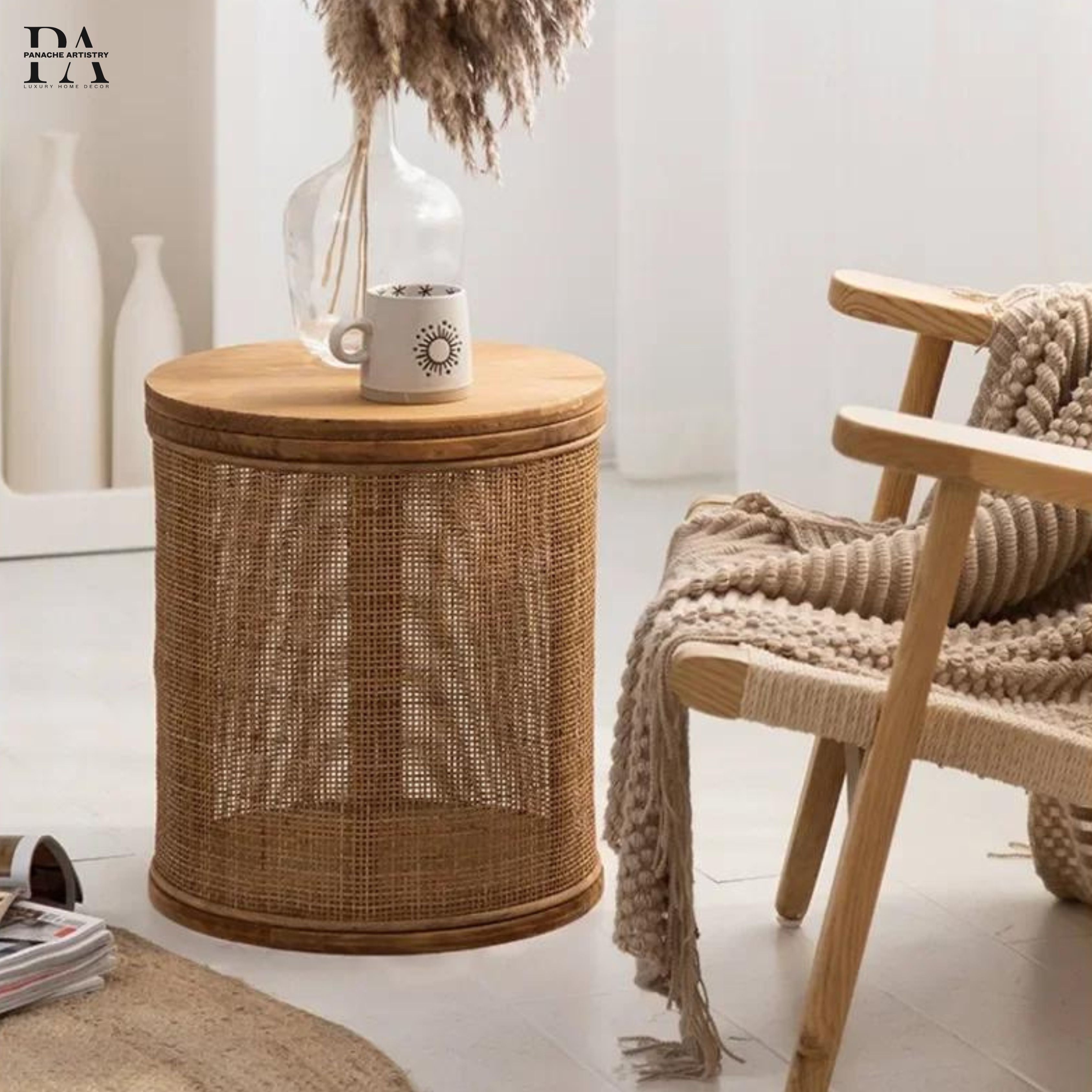 The Wicker Muse Rattan Coffee Table