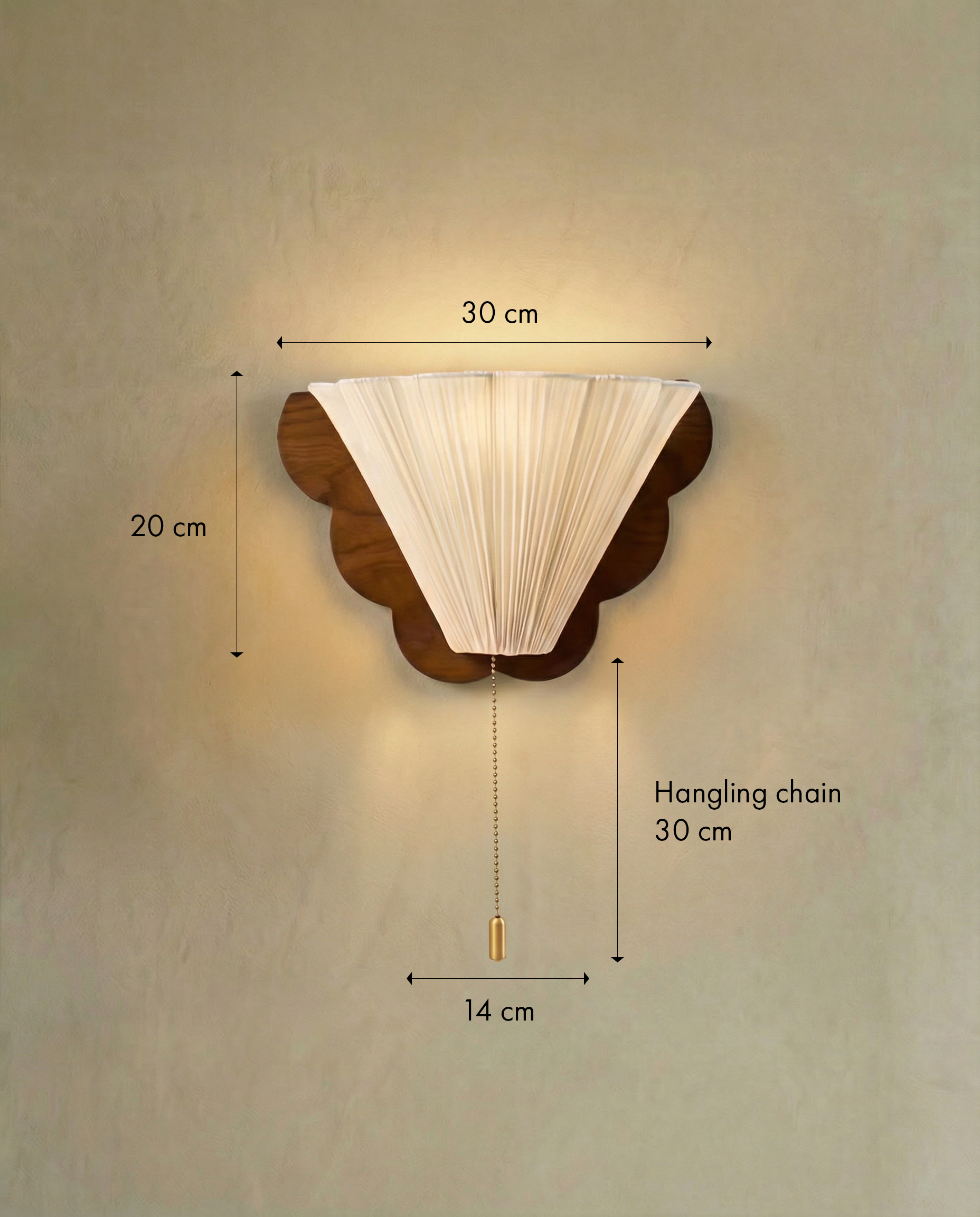 Valmere Fold Wall Light