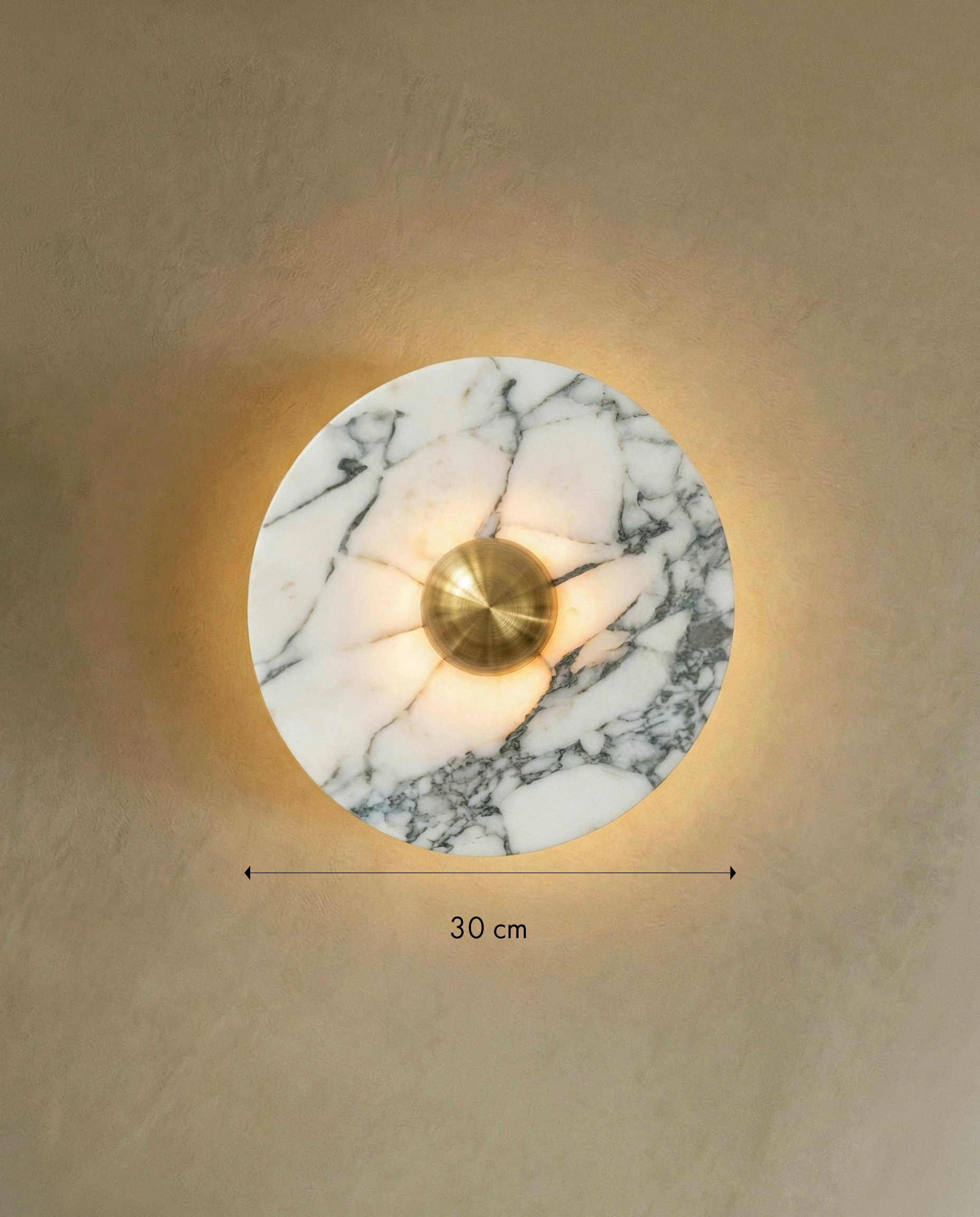 Valmere Marble Wall Light