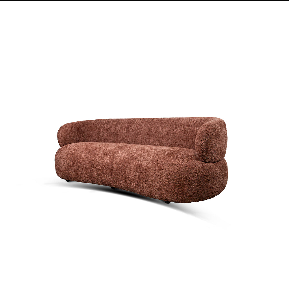Vellichor 3 Seater Sofa (Rose Brown)