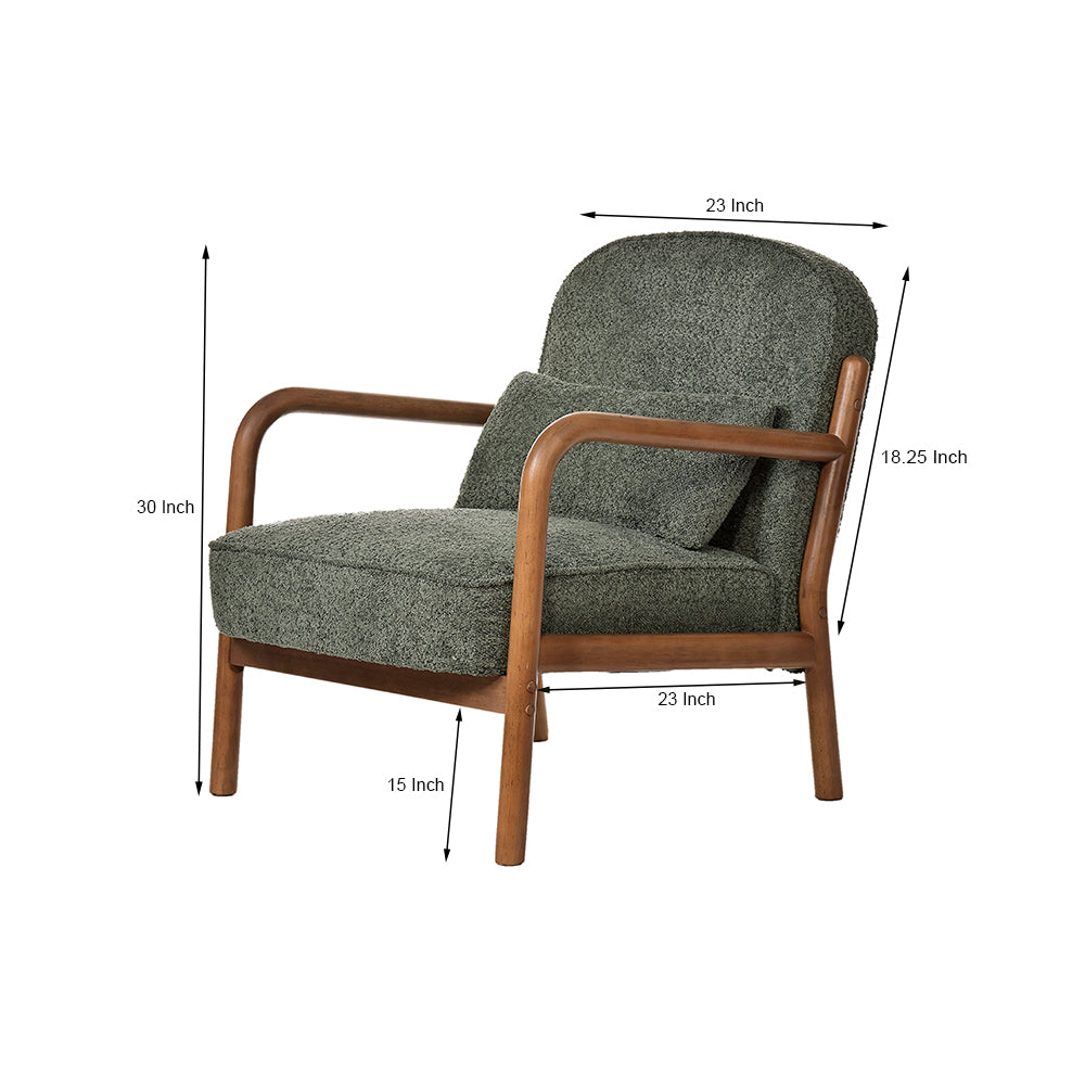 Skog Armchair , Dark Green