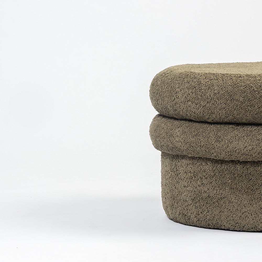 Tambour Pouf  (Green)