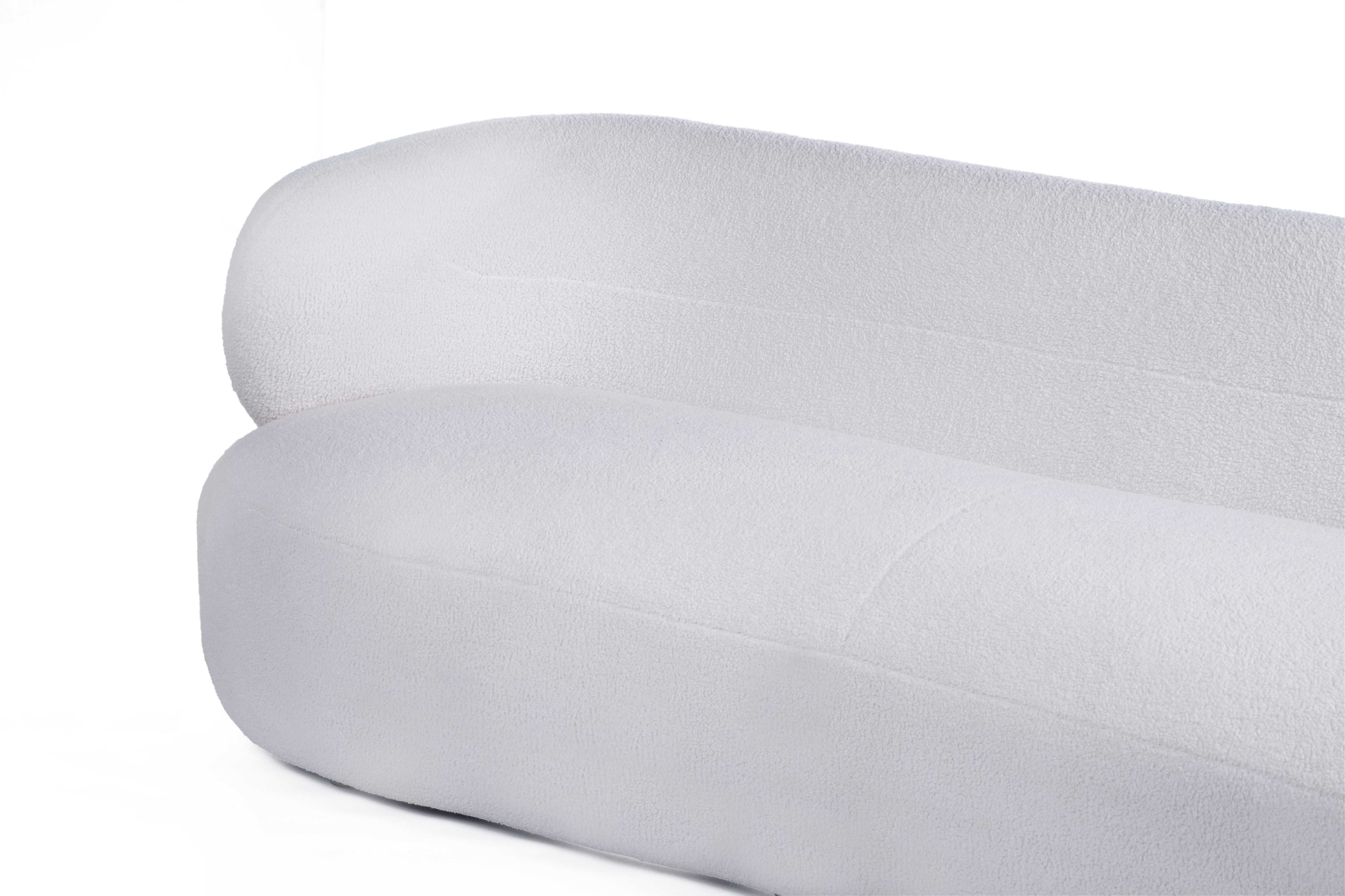 Vellichor 3 Seater Sofa (White)