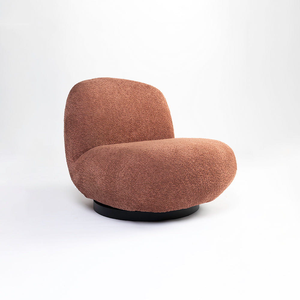 Nuvola Lounge Chair - Rose Brown