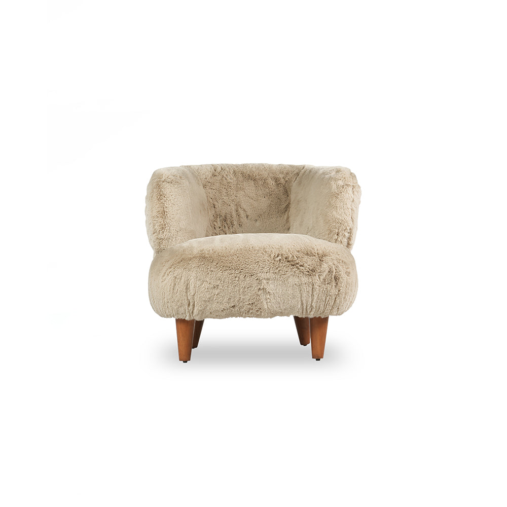 Pluma Lounge Chair , Beige