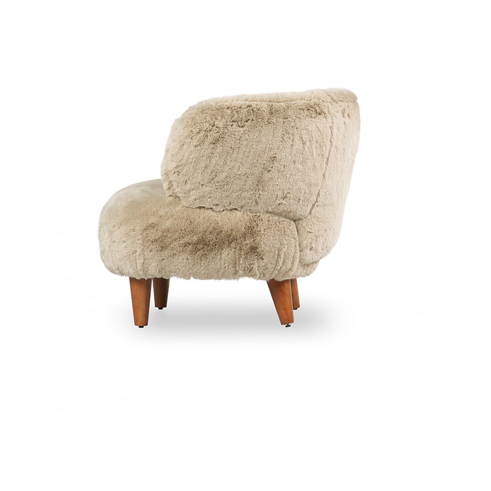 Pluma Lounge Chair , Beige