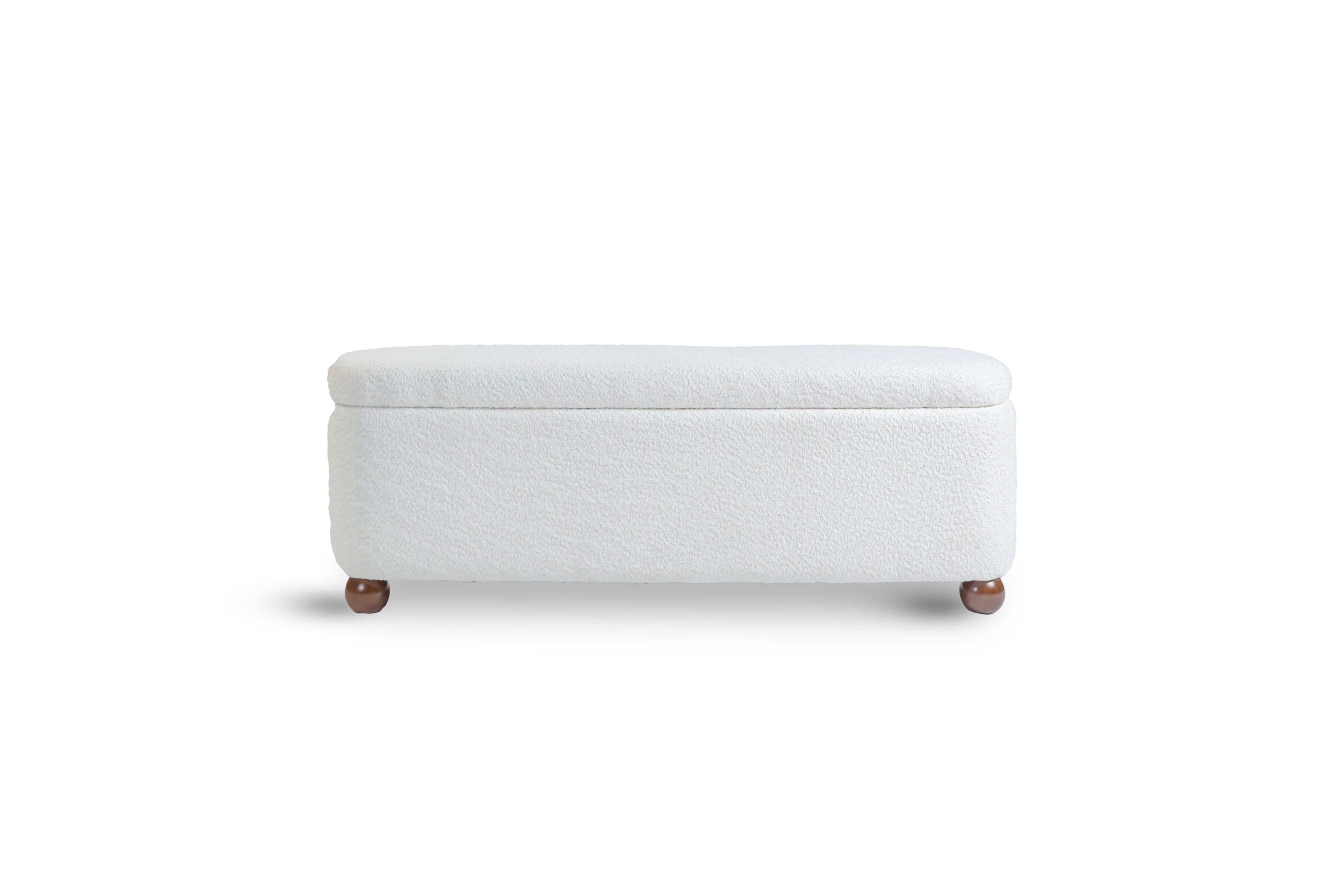 Coffer Bench , White