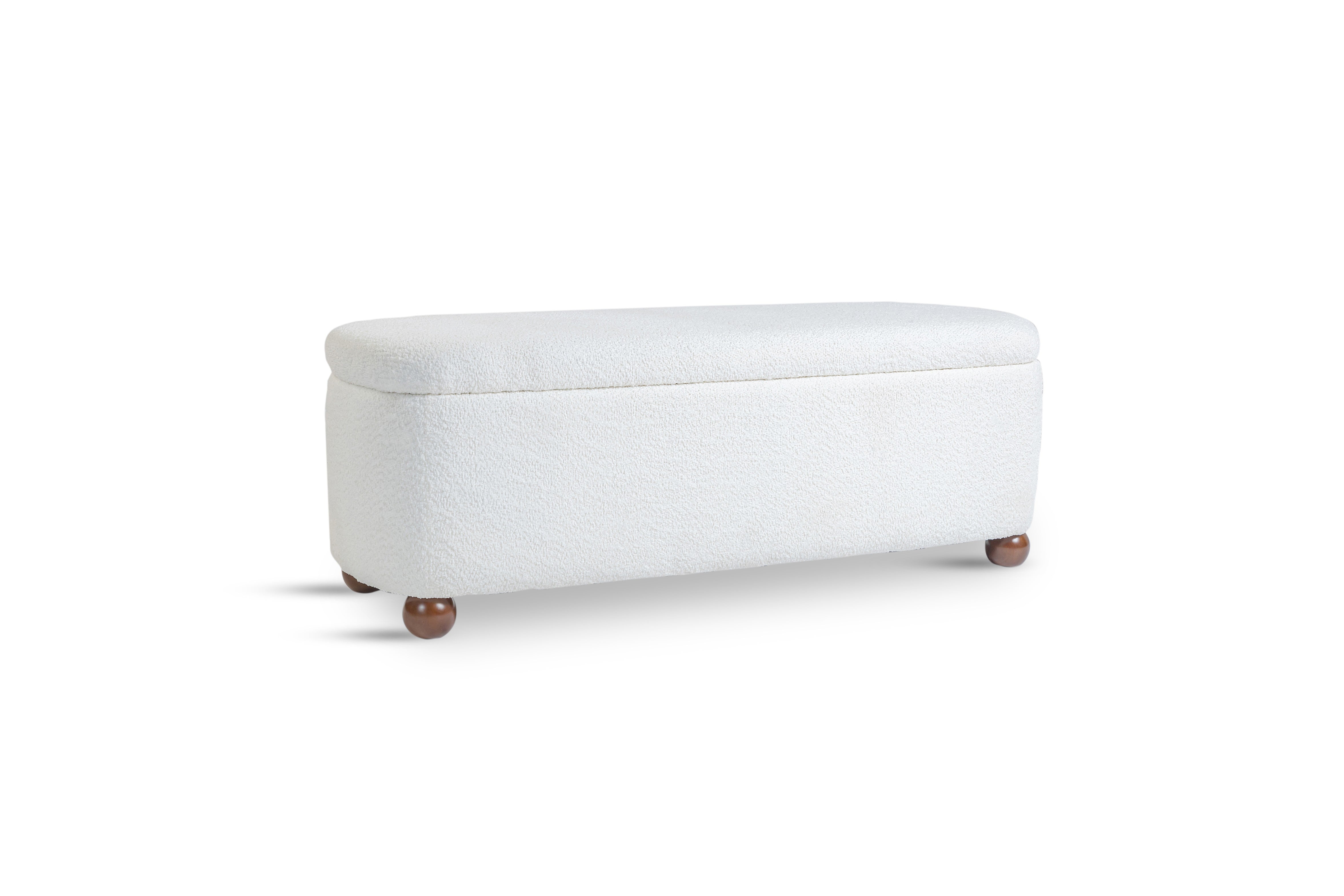 Coffer Bench , White