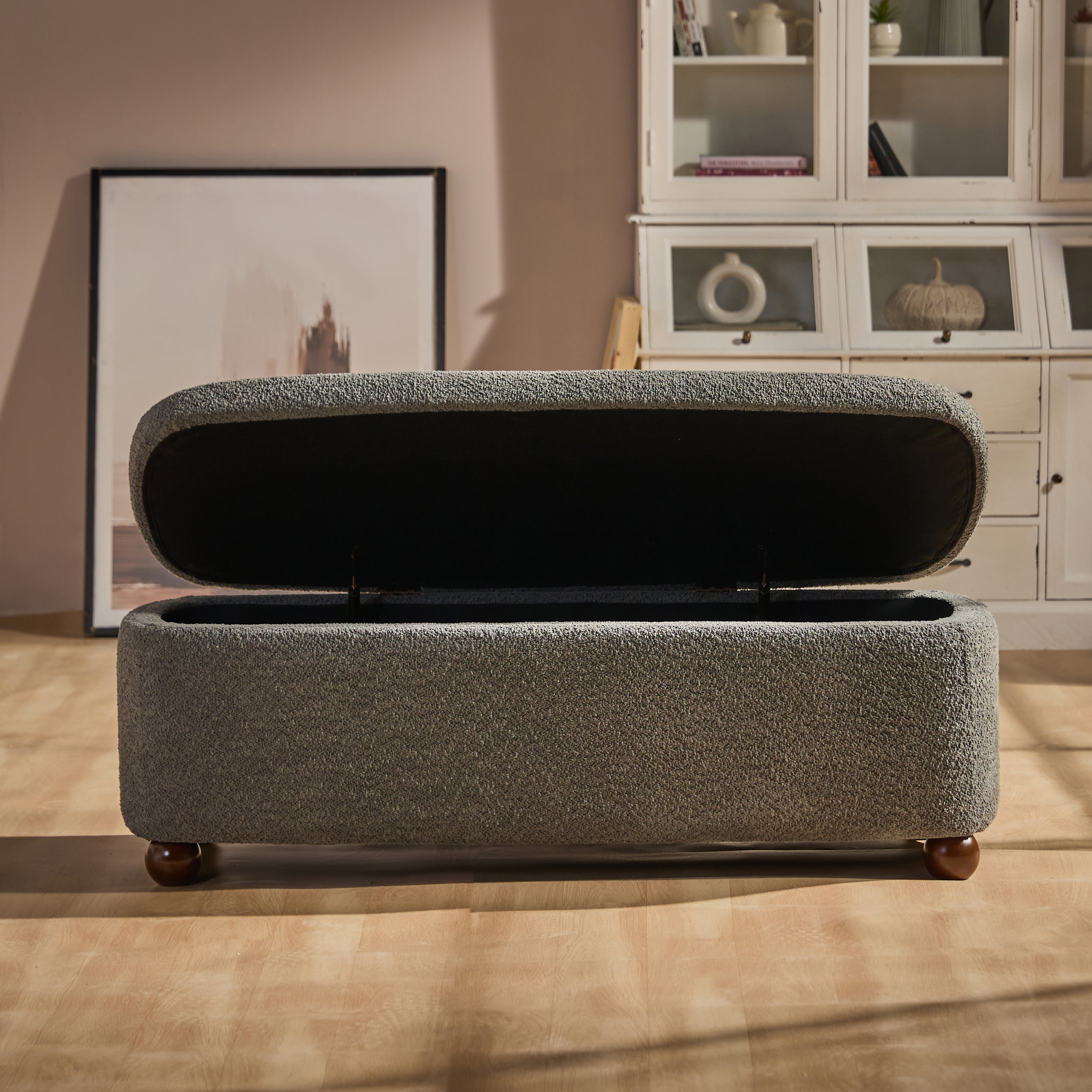 Coffer Bench , Grey