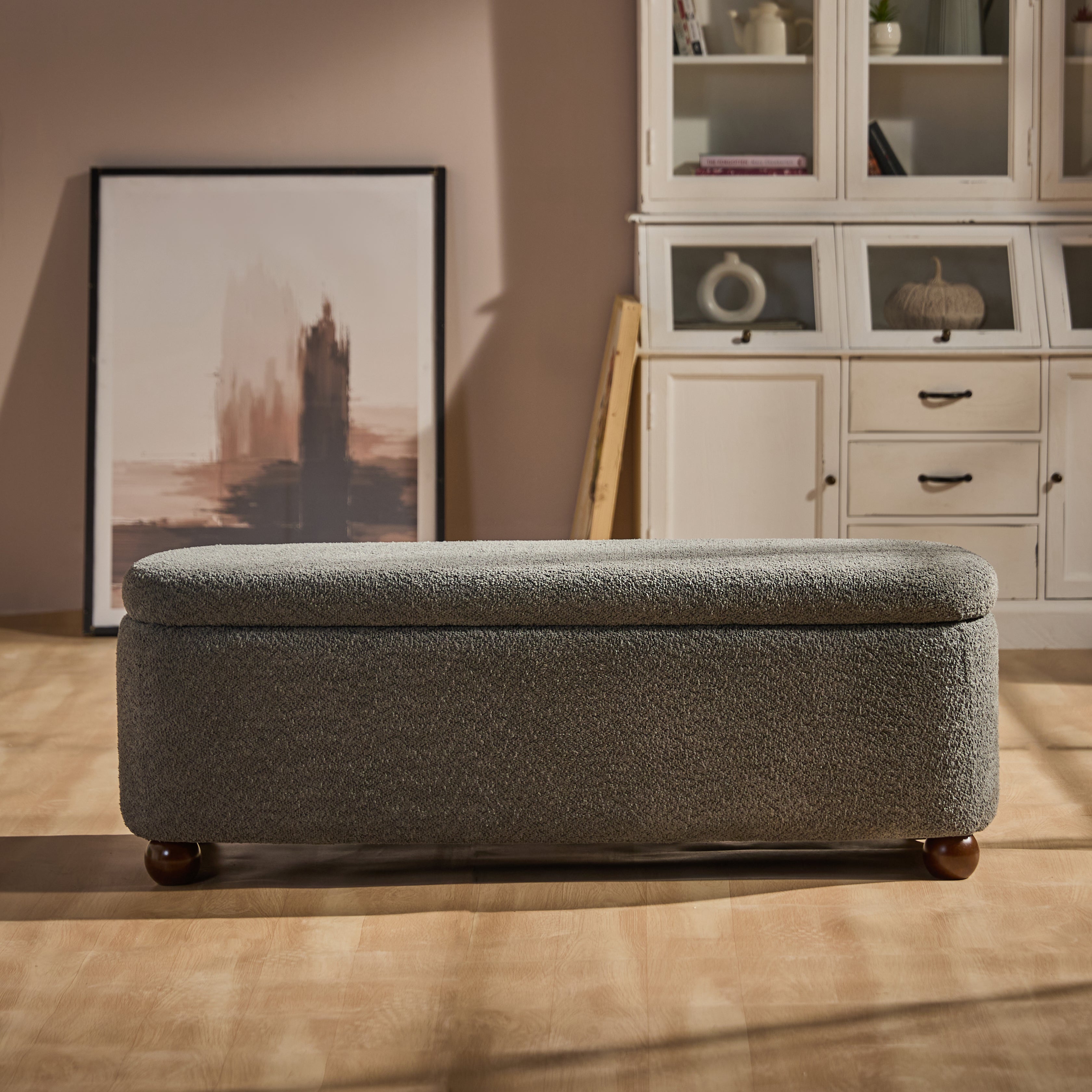Coffer Bench , Grey