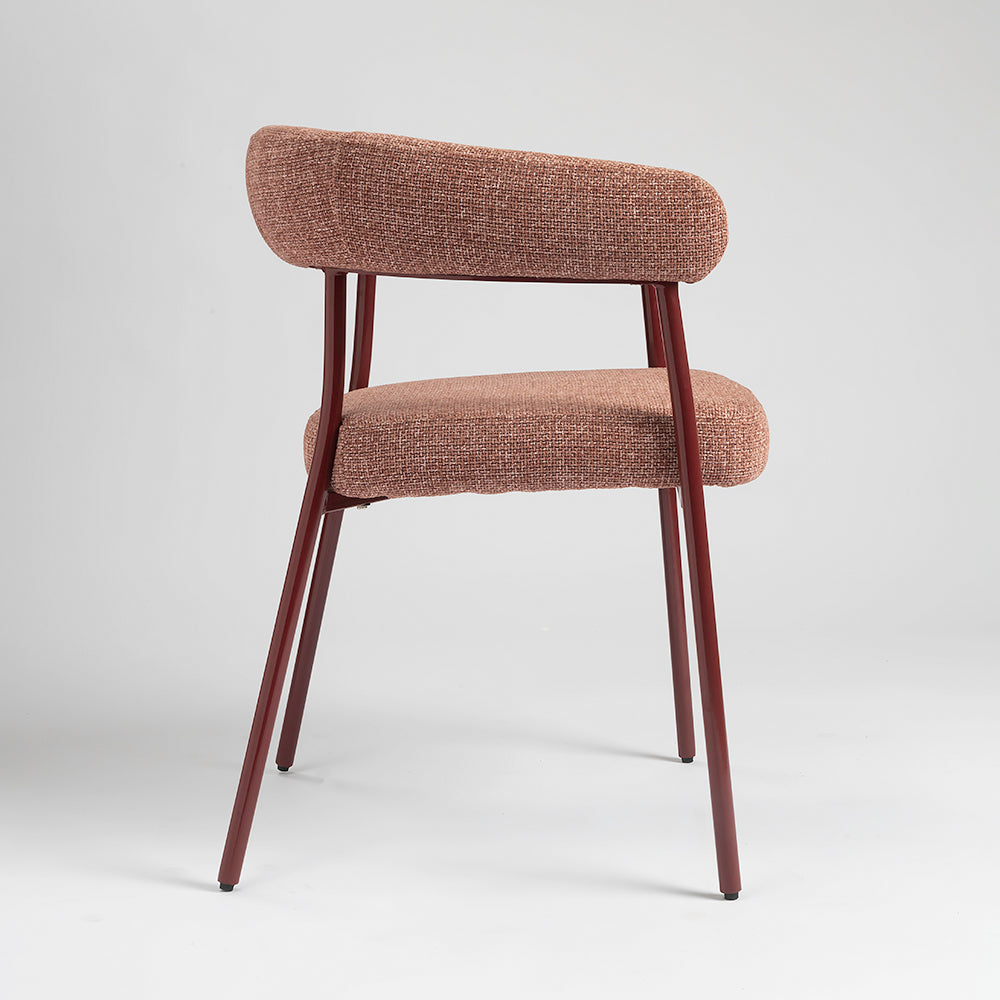 Cirque Dining Chair - Light Maroon