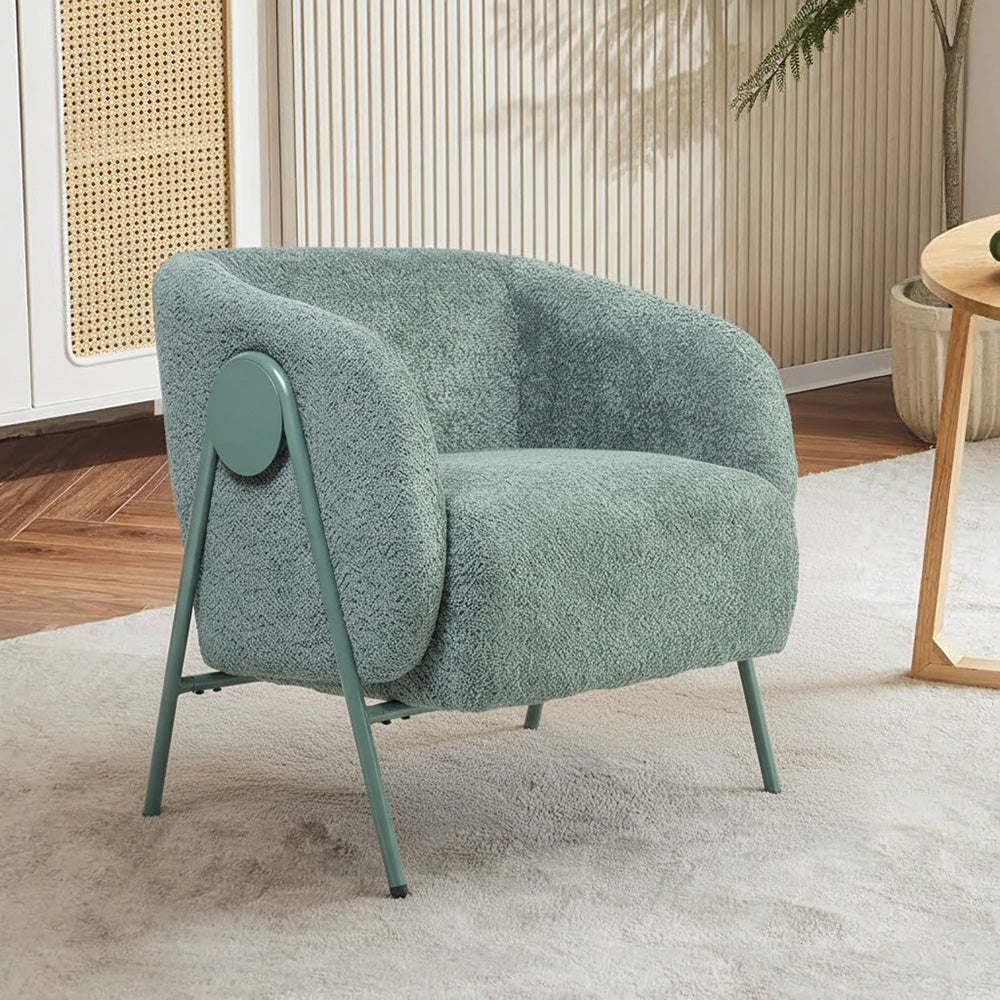 Fermoir Lounge Chair , Green