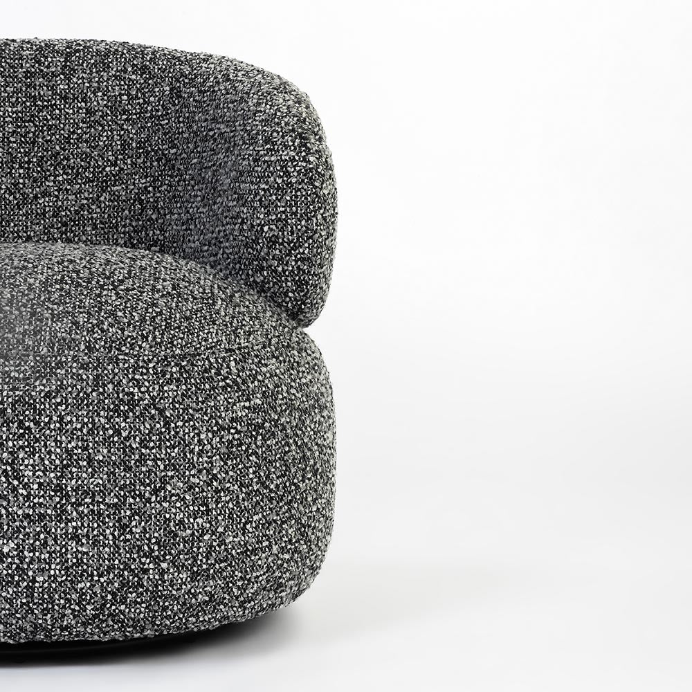 Cairn Swivel Chair, Black