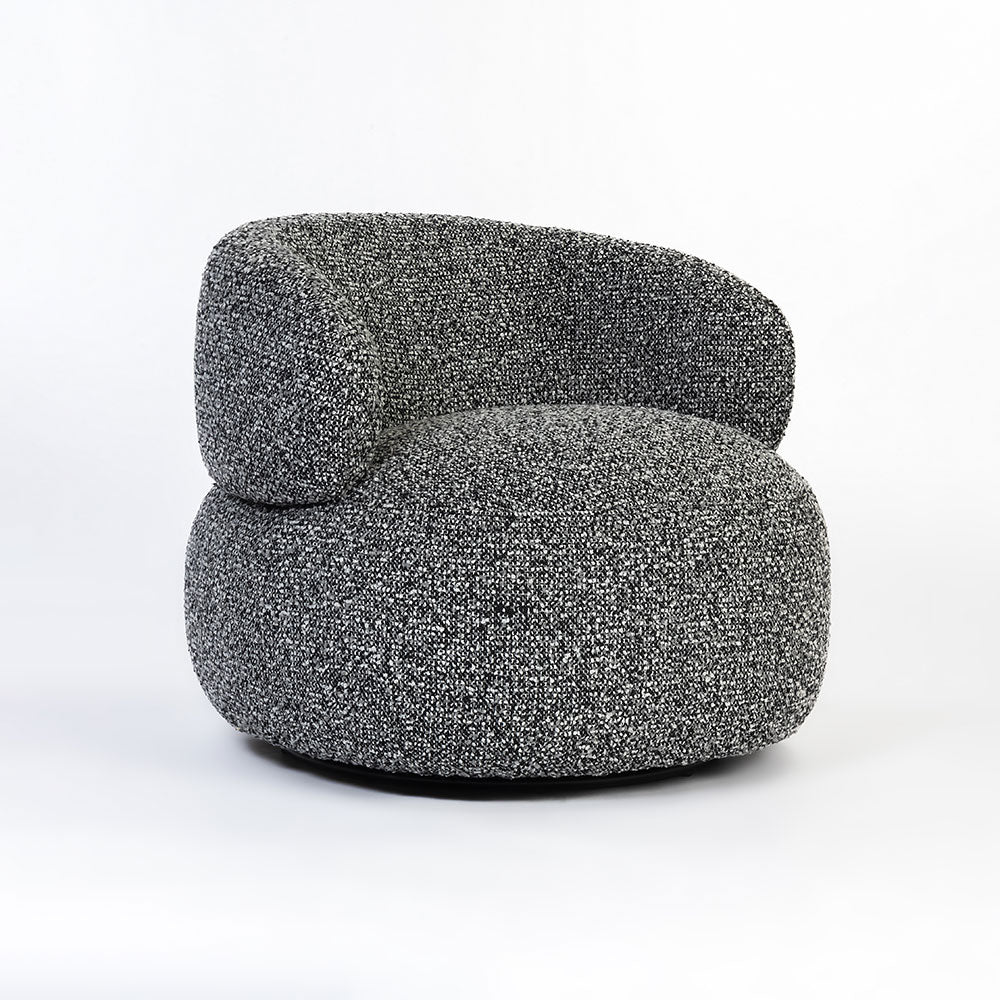 Cairn Swivel Chair, Black