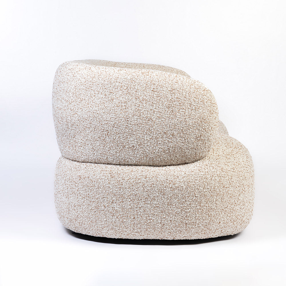 Volute 3 Seater Sofa (Beige)