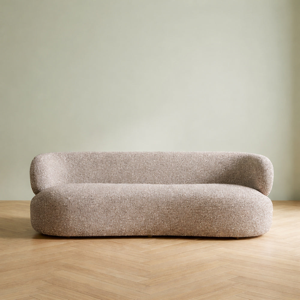 Volute 3 Seater Sofa (Taupe)