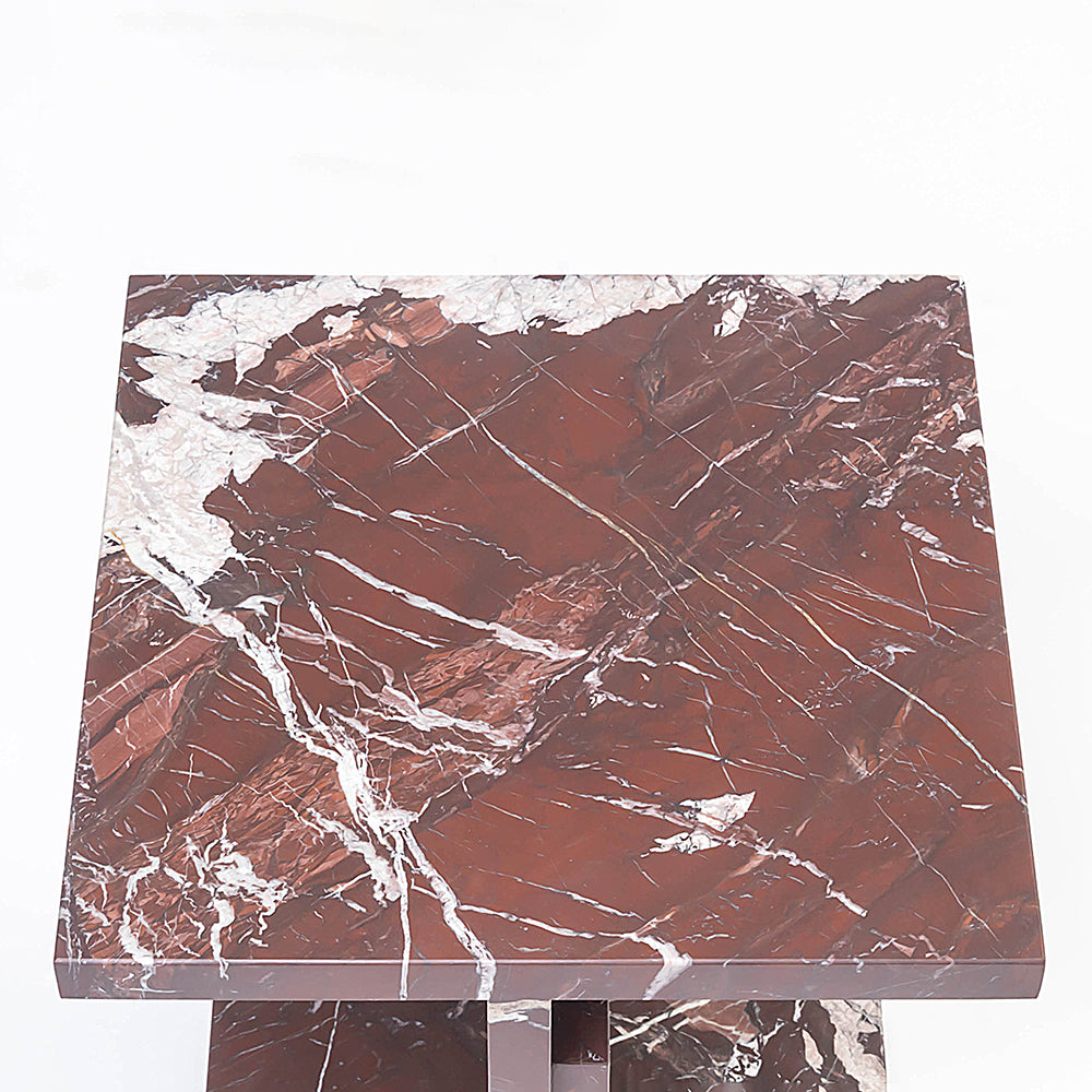 Ara Side Table, Rosso