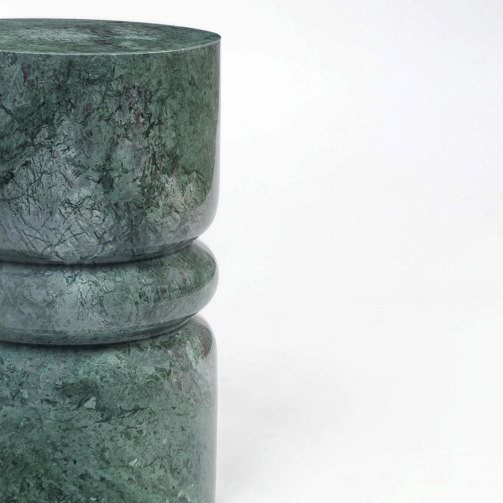 Stria Side Table, Verde
