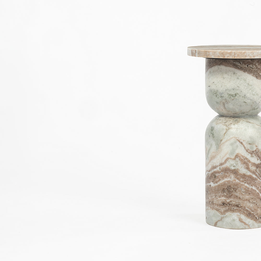 Spool Accent Table, Sawar