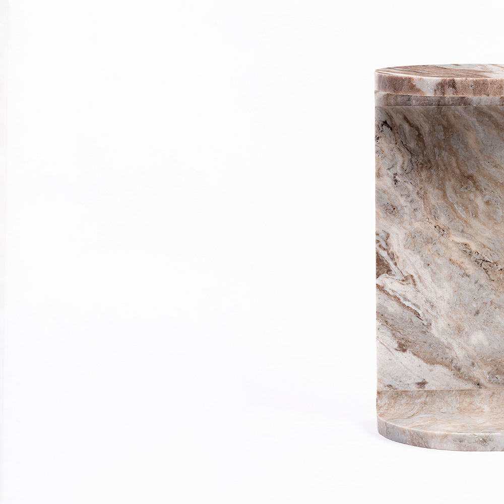 Spool Accent Table, Sawar Light