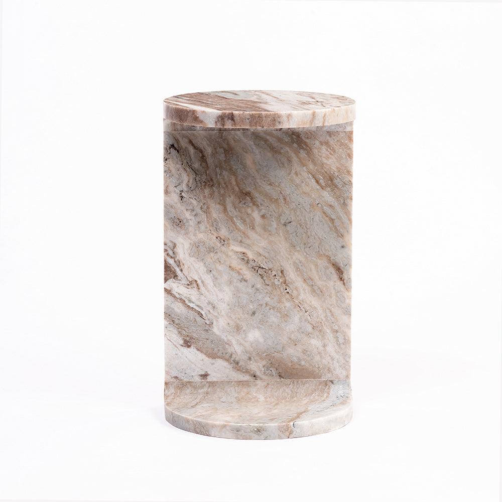 Spool Accent Table, Sawar Light