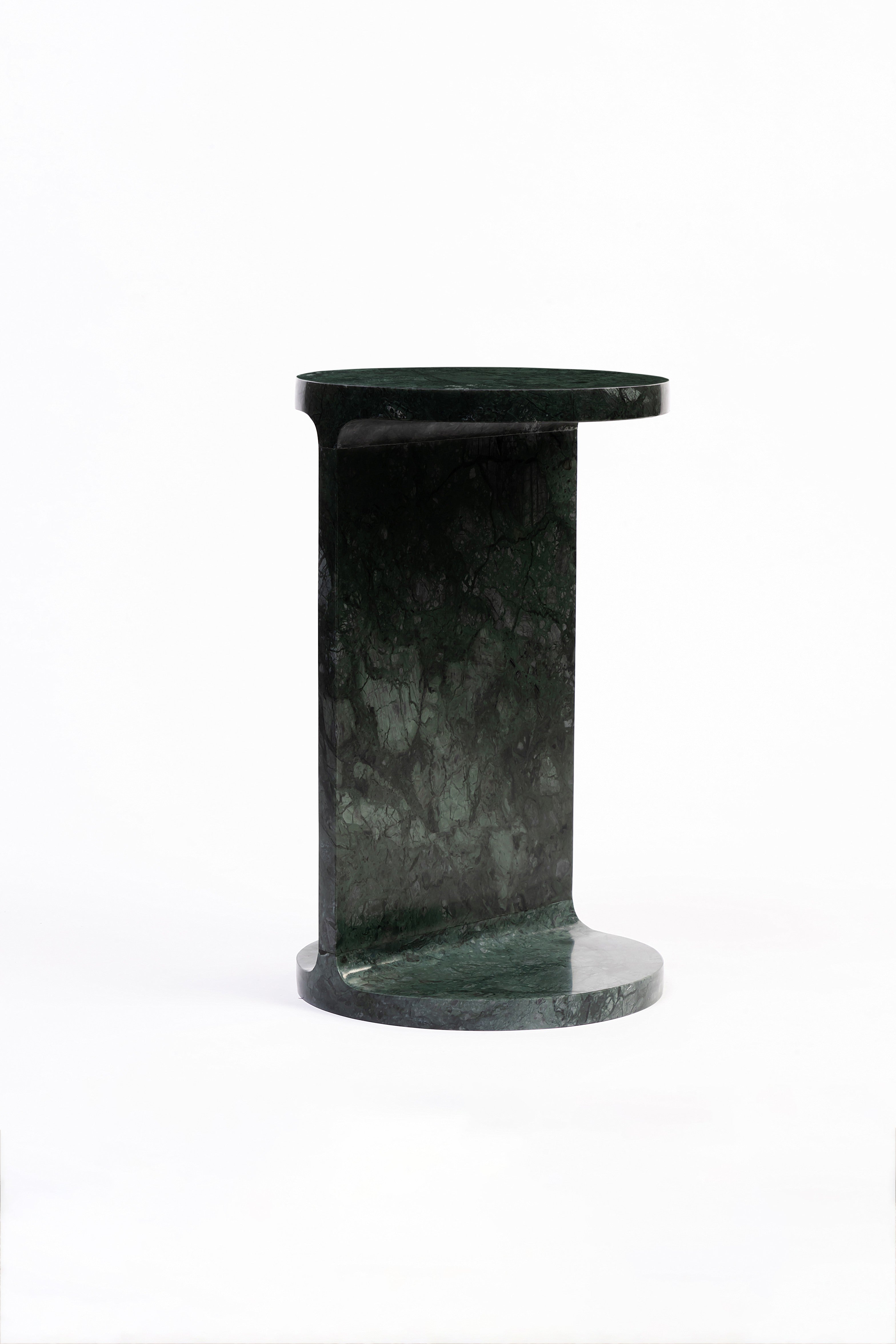 Spool Accent Table, Palm Green