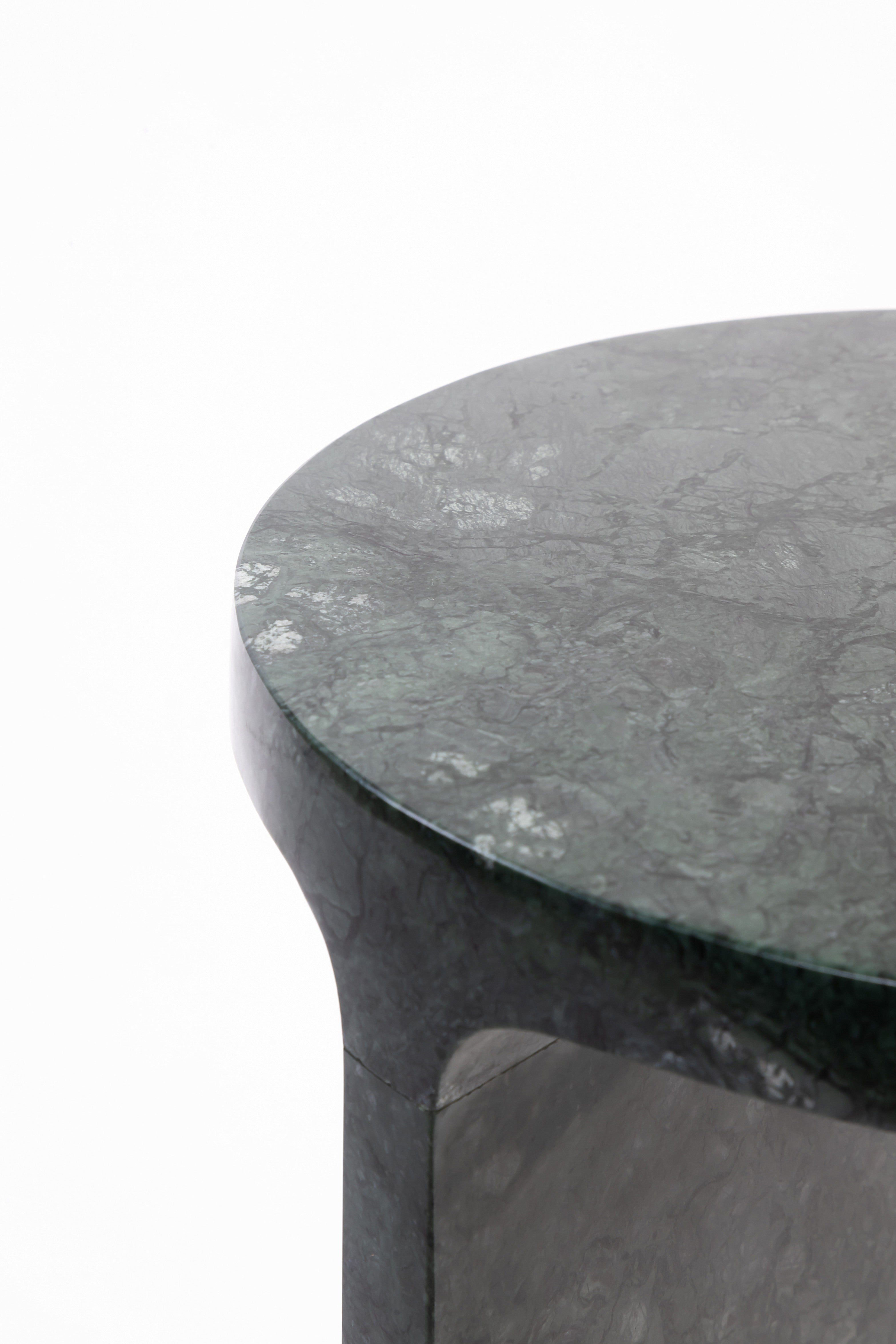 Spool Accent Table, Palm Green