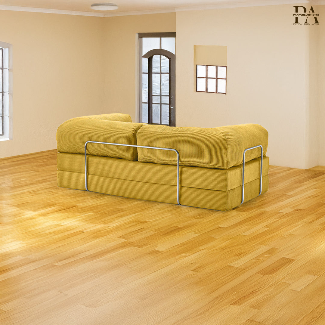 Fern Haven Sofa Mustard