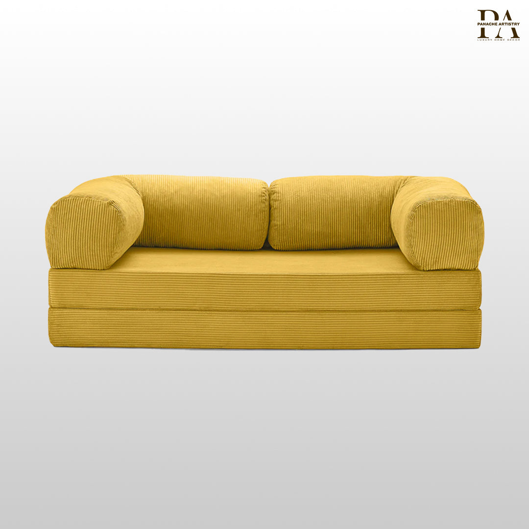 Fern Haven Sofa Mustard