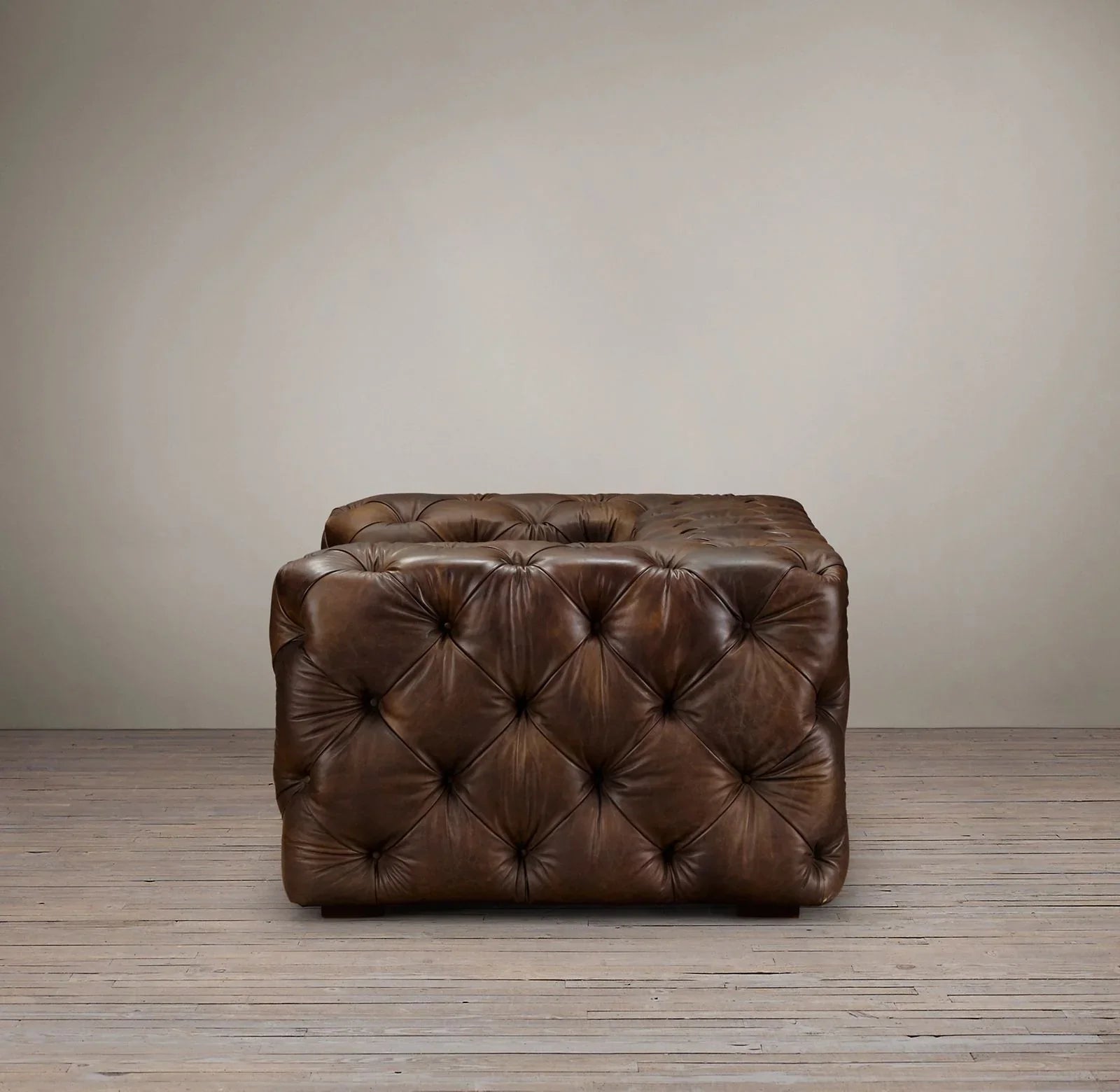 The Antiqued Hide Sofa