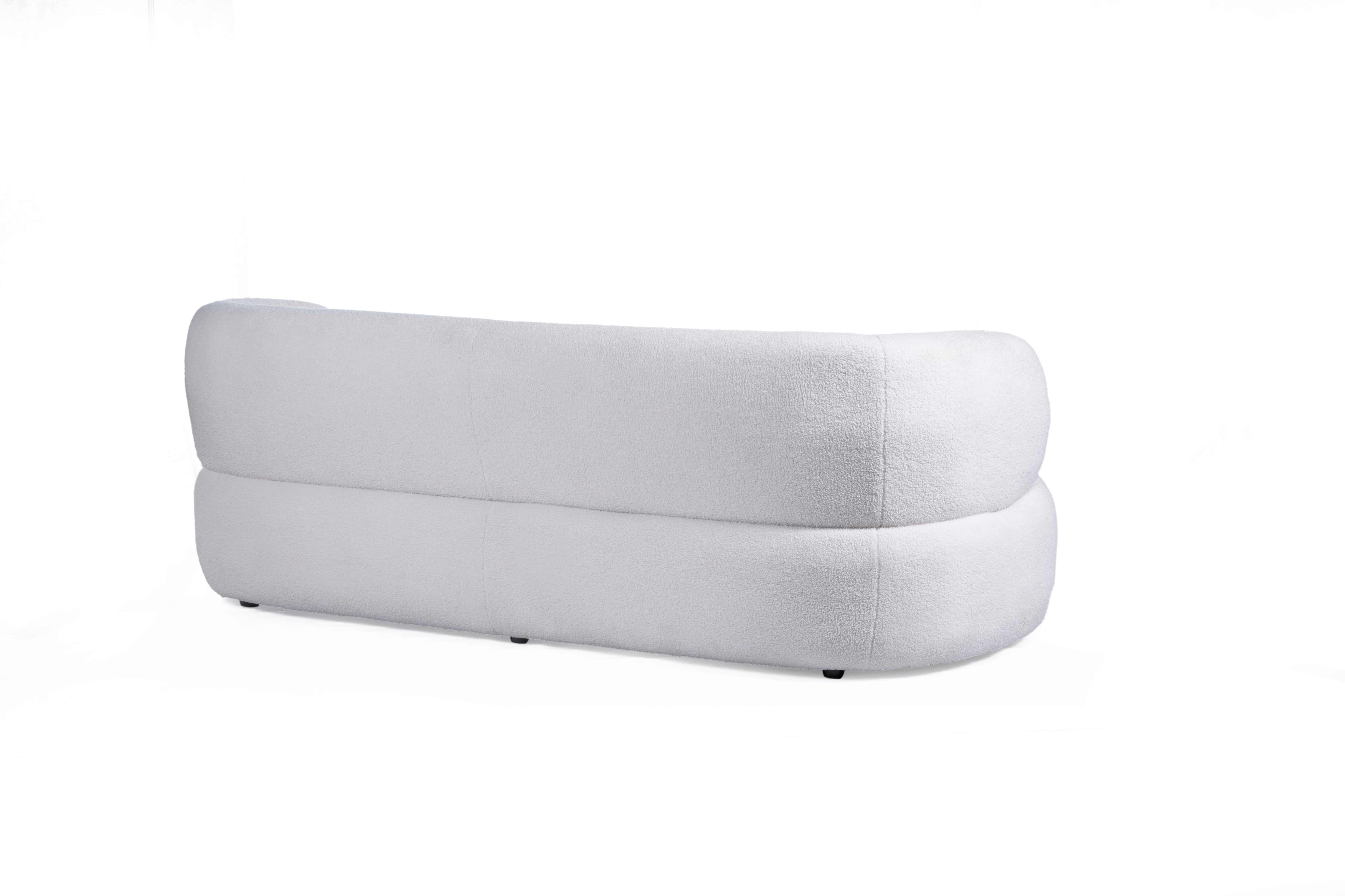 Vellichor 3 Seater Sofa (White)