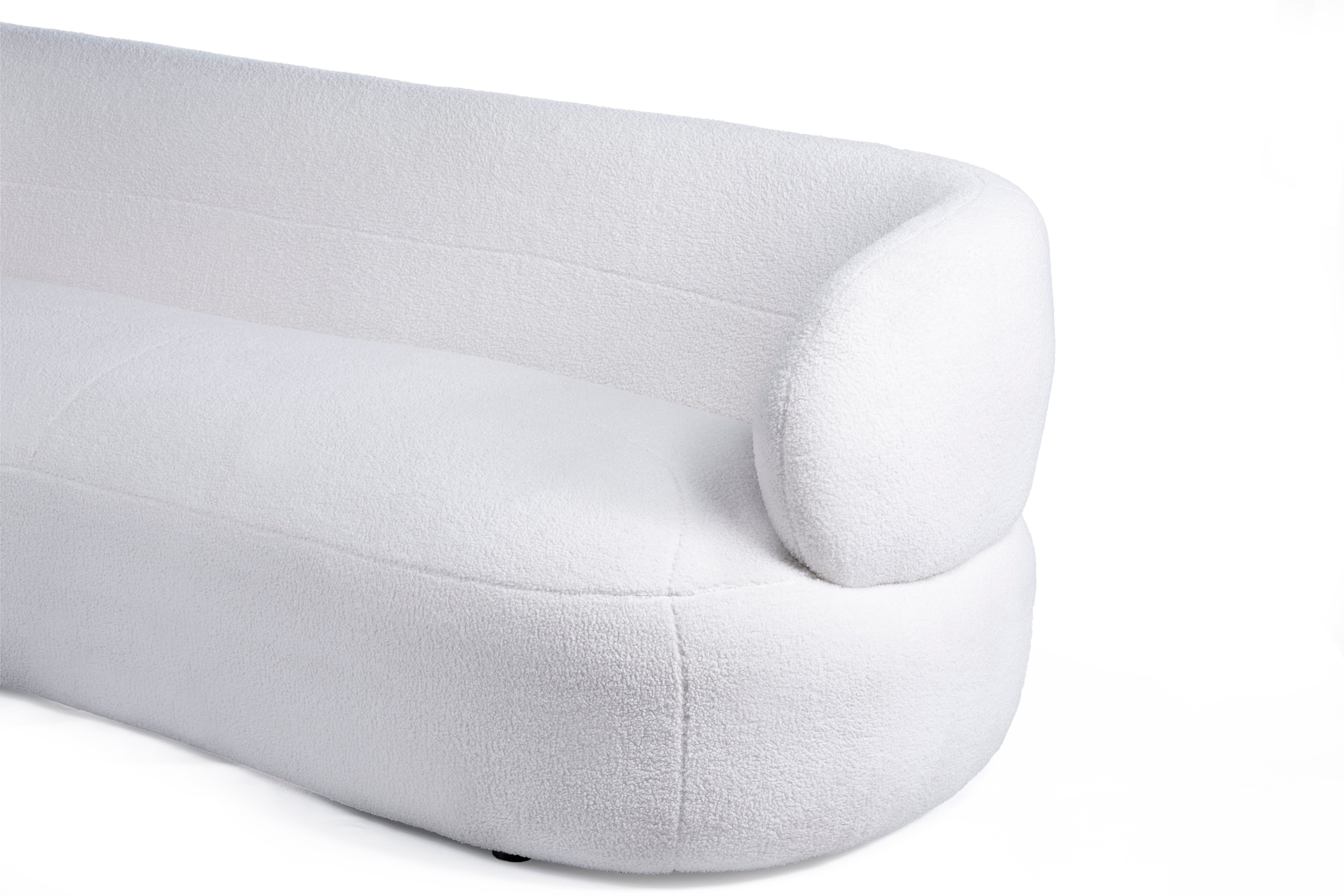 Vellichor 3 Seater Sofa (White)
