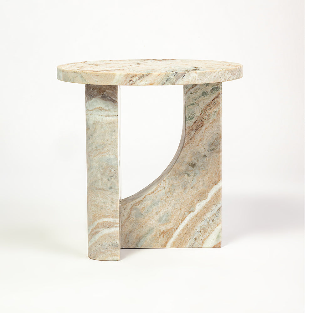 Crescent Accent Table, Sawar