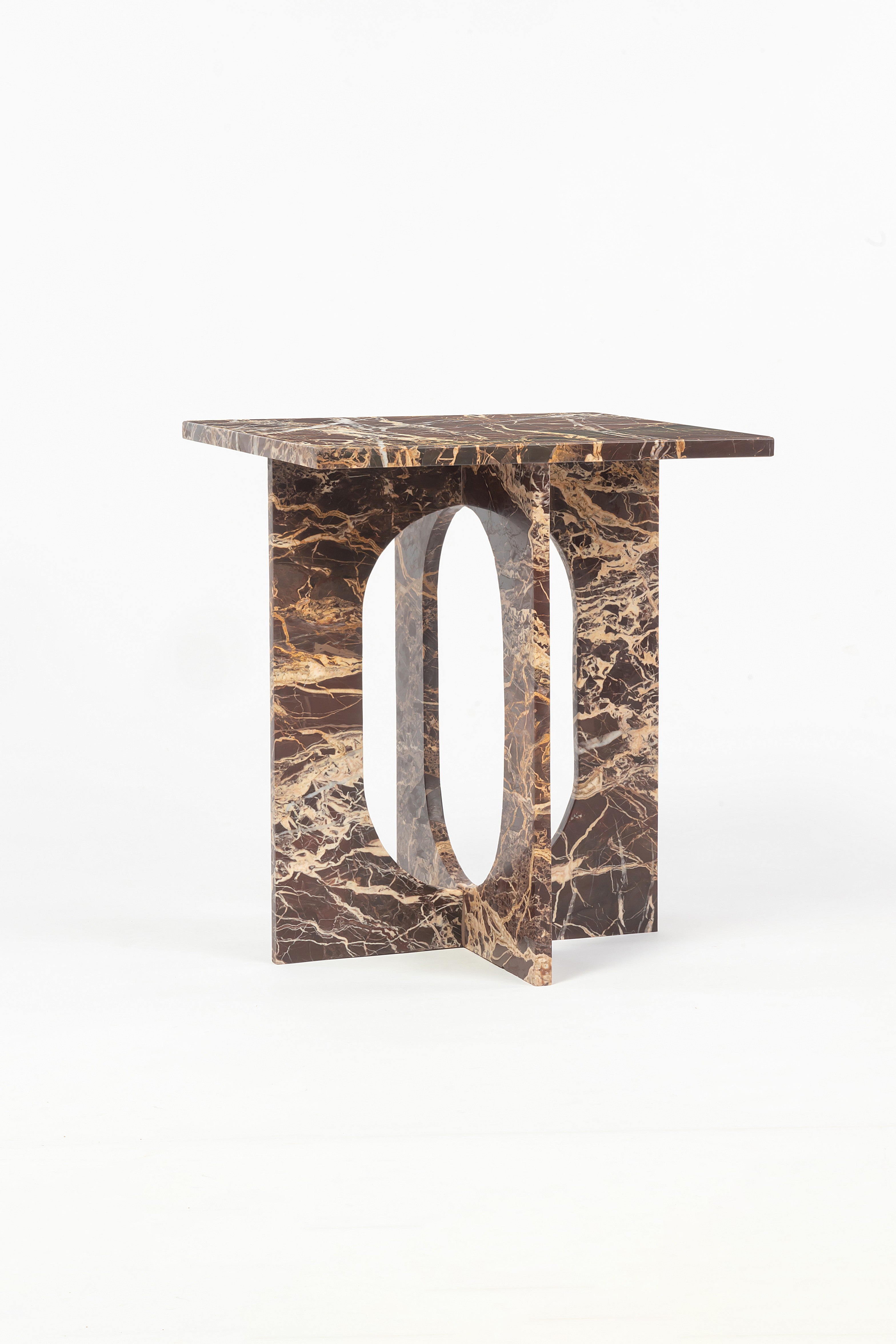 Arch Accent Table, Rosso