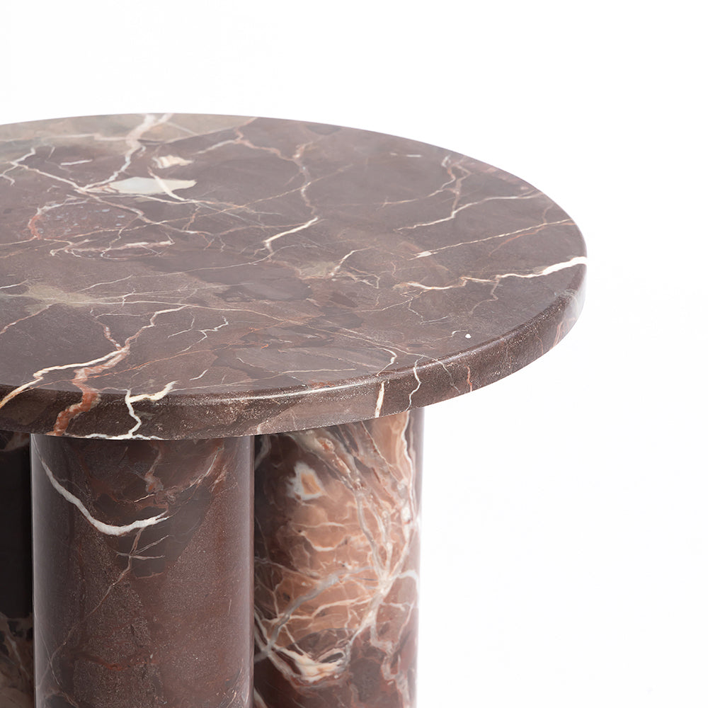 Colonnade Accent Table, Rosso
