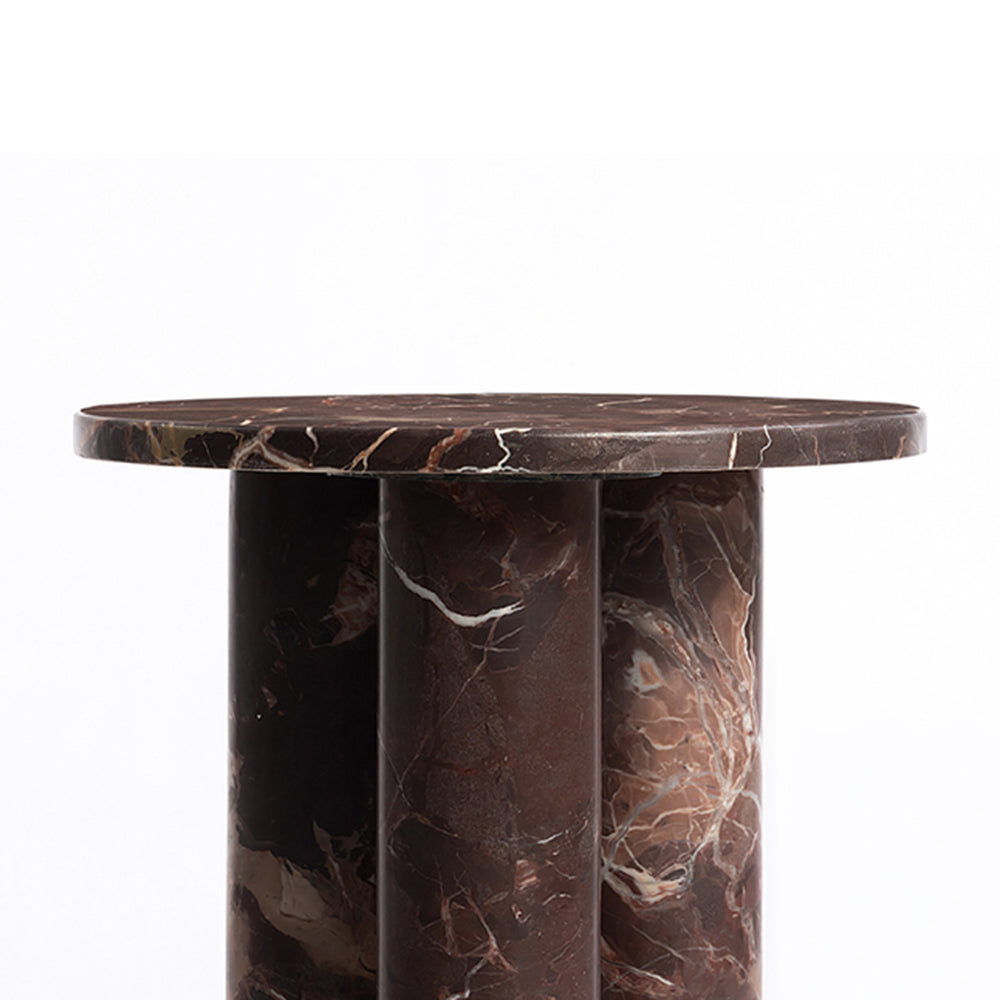 Colonnade Accent Table, Rosso