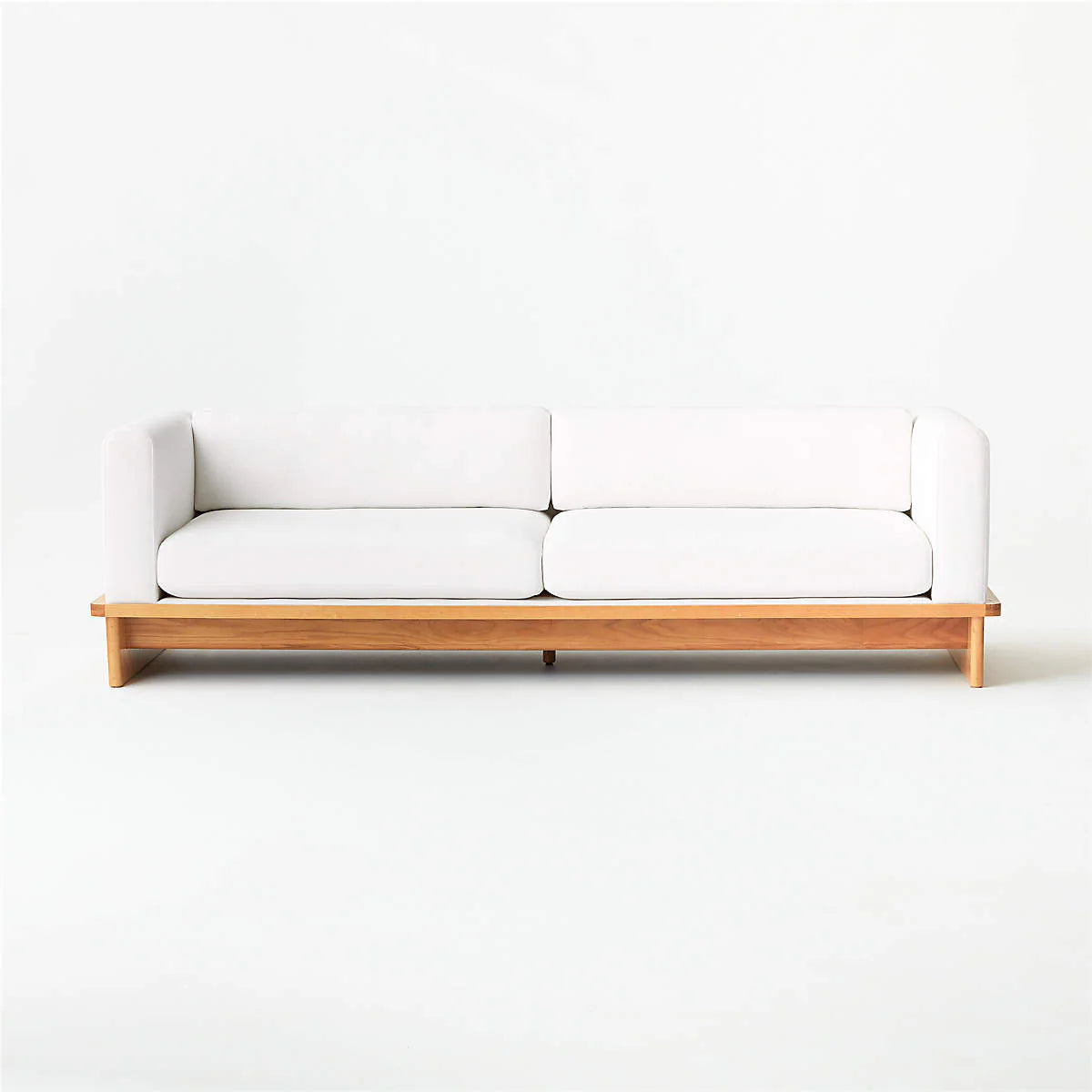 White, Set on Honey Sofa