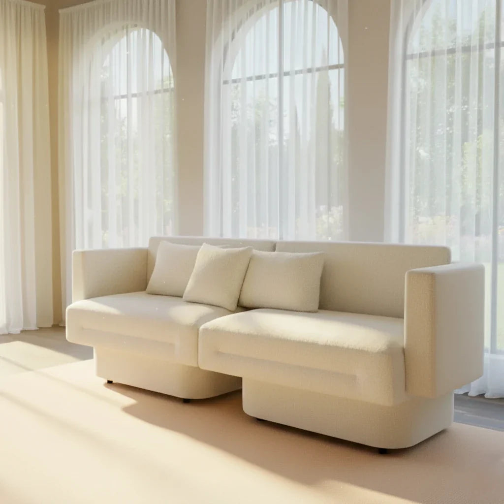 The Raised Ivory Sofa