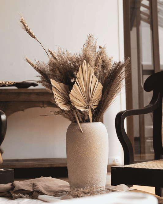 Timeless Tan Classic Vase