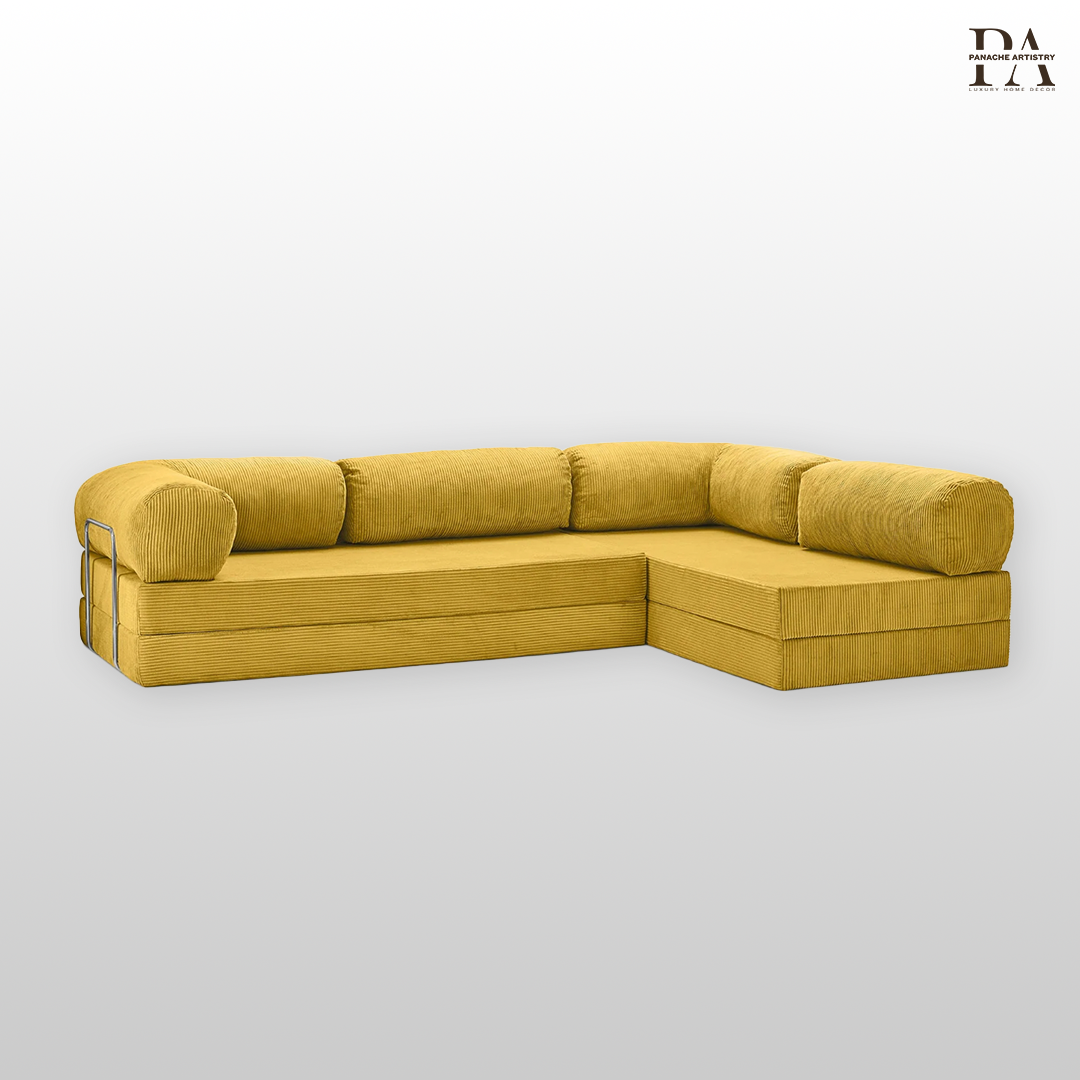 Fern Haven Sofa Mustard