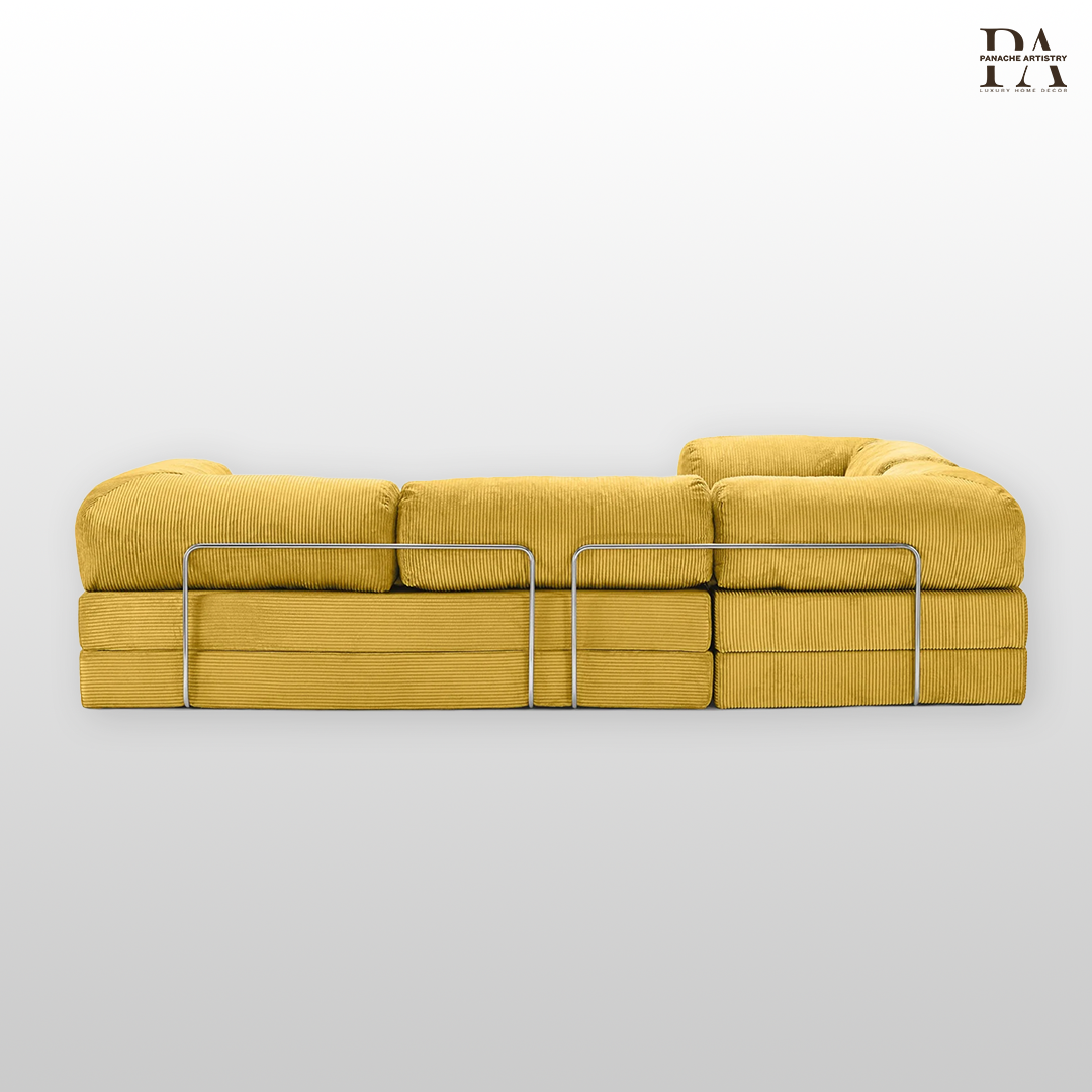 Fern Haven Sofa Mustard