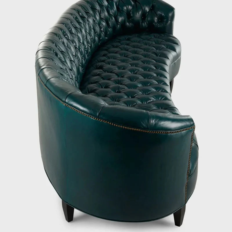 The Quiet Emerald Sofa